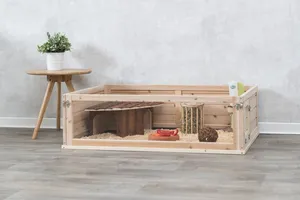 Innengehege für Meerschweinchen, 114 x 30 x 74 cm, Holz/Kunststoff